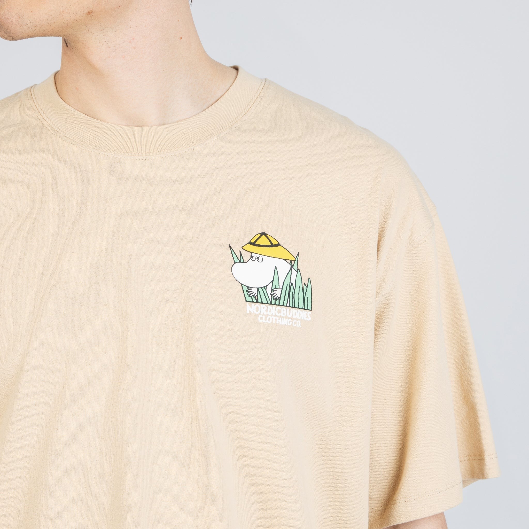 Moomintroll Jungle Heavy Unisex T-shirt - Beige