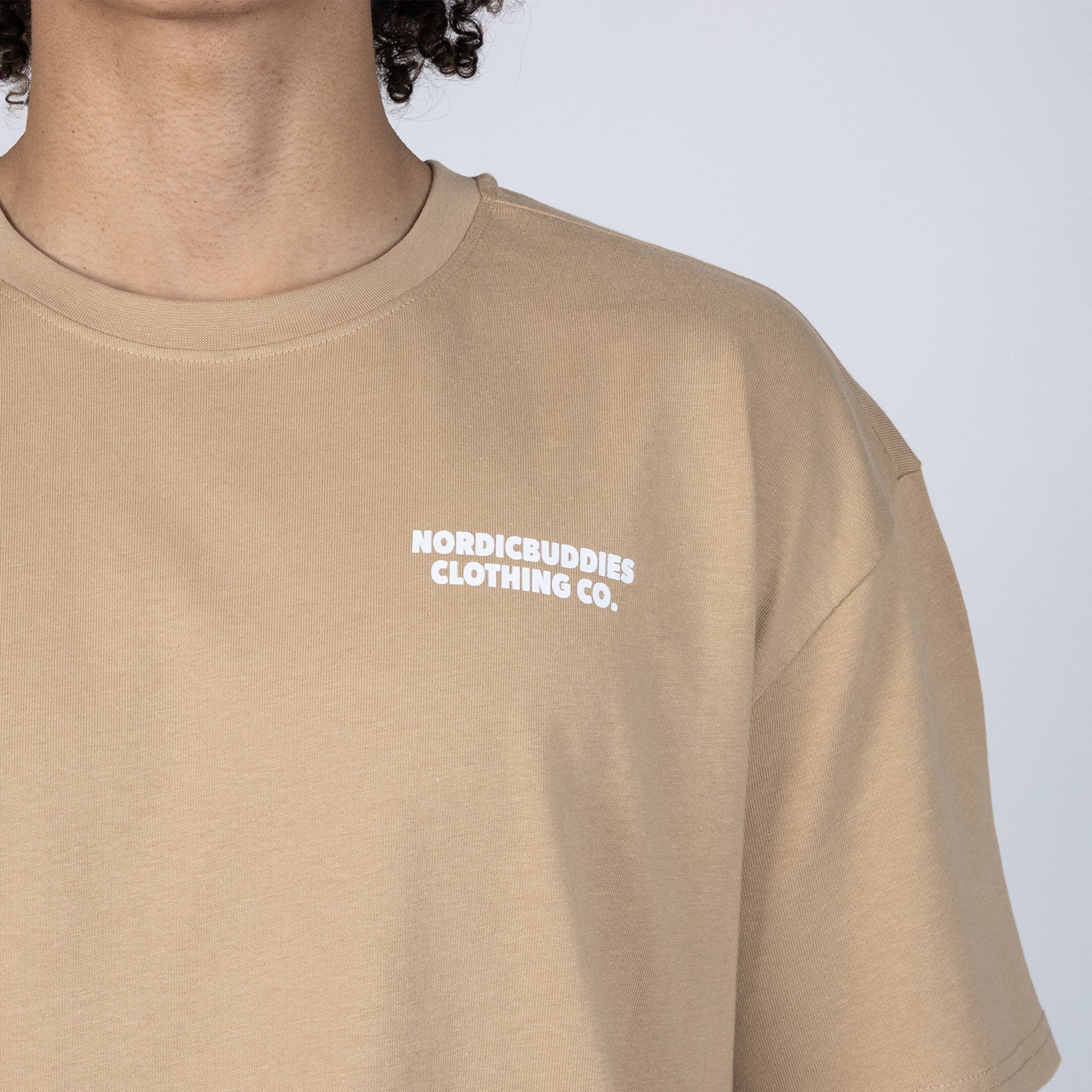 Organic Cotton Premium T-Shirt Sniff - Beige Temper T-Shirt