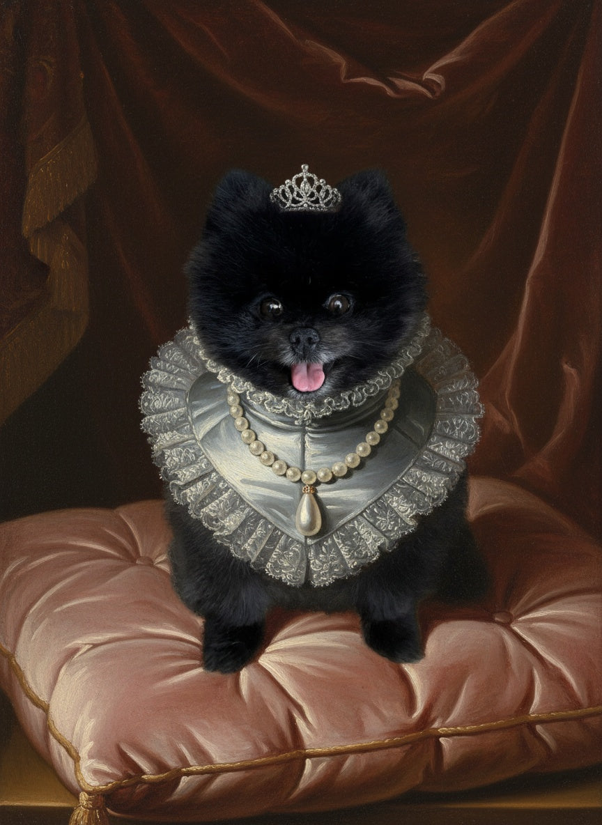 Spersonalizowany portret zwierzaka – Królowa